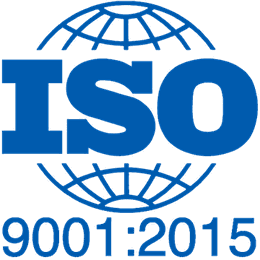 ISO 9001:2015 certified